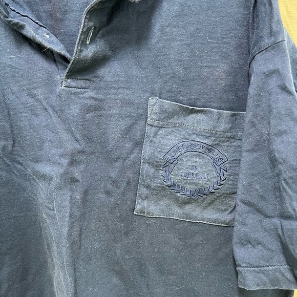 NWOT navy blue lover boy club by Gabriel pocket tee - Picture 4 of 5